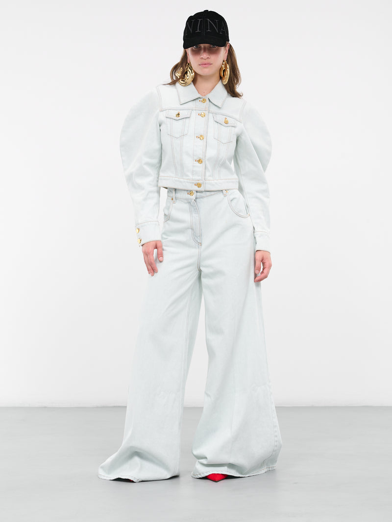 Flare Denim Pants (23ADPA007C01037-U4487-BLEU-DEL)