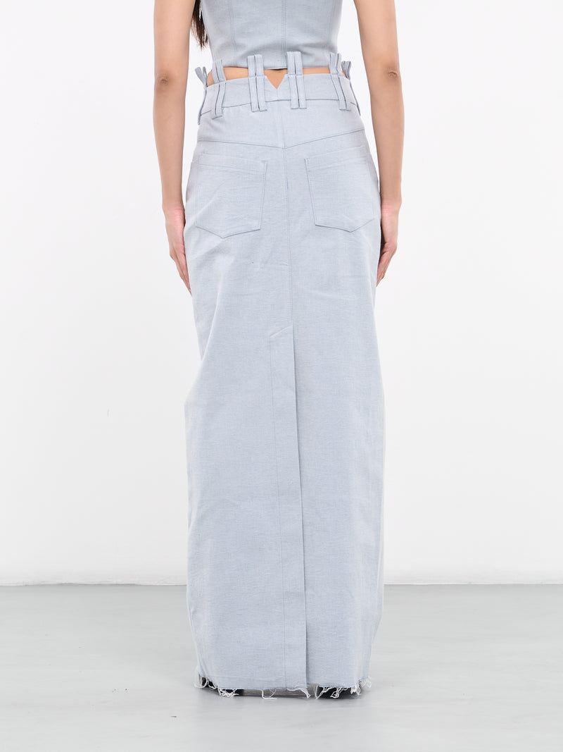 Denim Skirt (23SK02LB-LIGHT-BLUE)