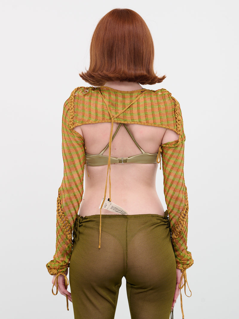 Knit Micro Crop Top (23SL02B-TANGERINE)