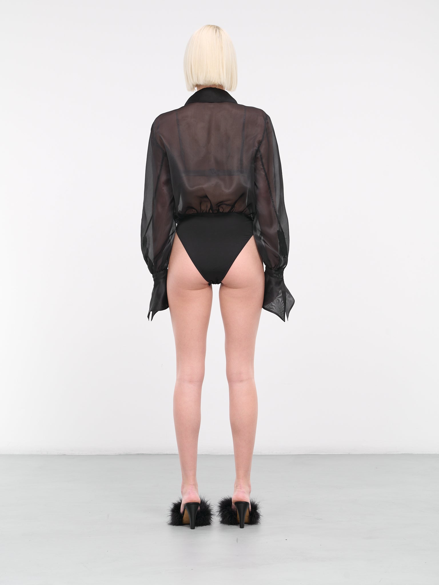 Shirted Bodysuit (23W1B00107772-BLACK)