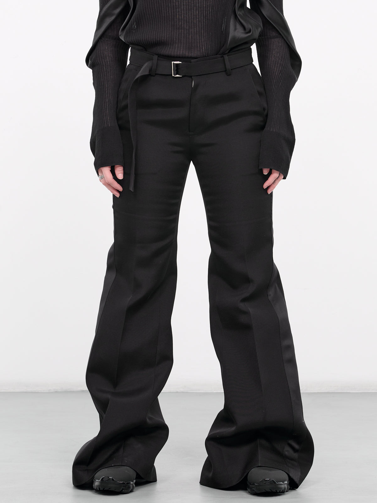 Double-Faced Trousers (24-07212-001-BLACK)