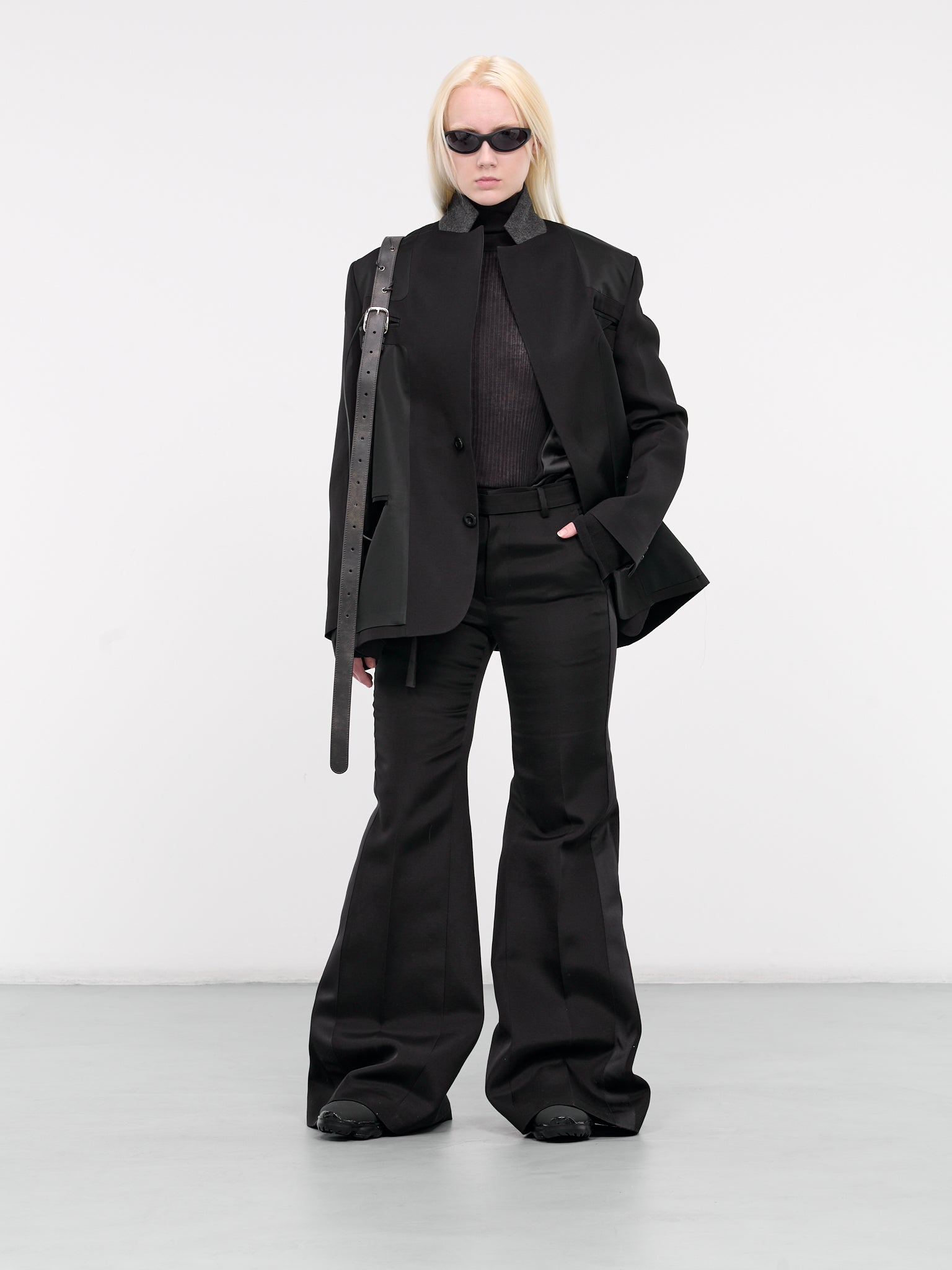 Double-Faced Trousers (24-07212-001-BLACK)
