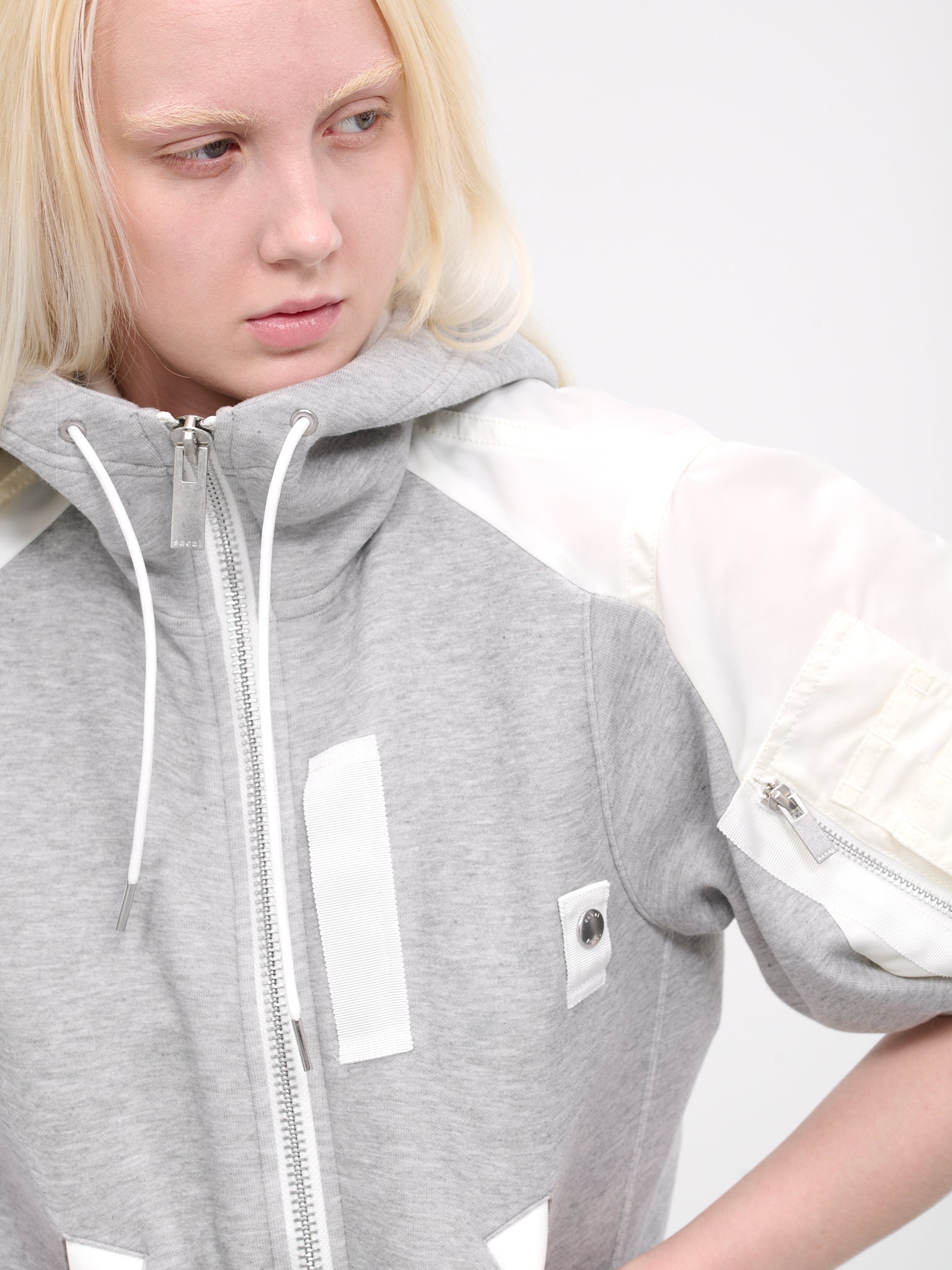 Sponge Sweat Blouson (24-07260-376-LIGHT-GREY)