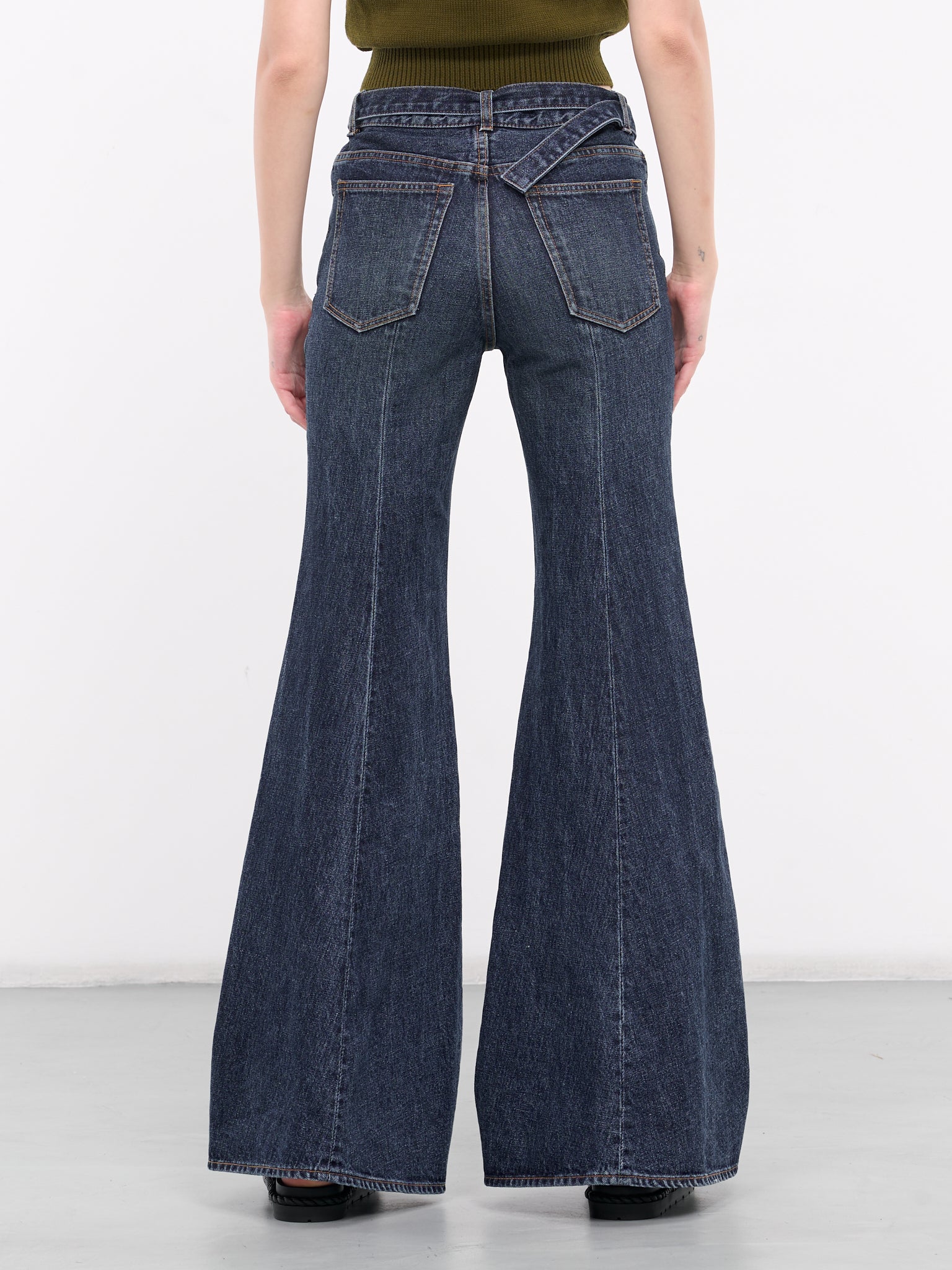 Flared Jeans (24-07290-401-BLUE)