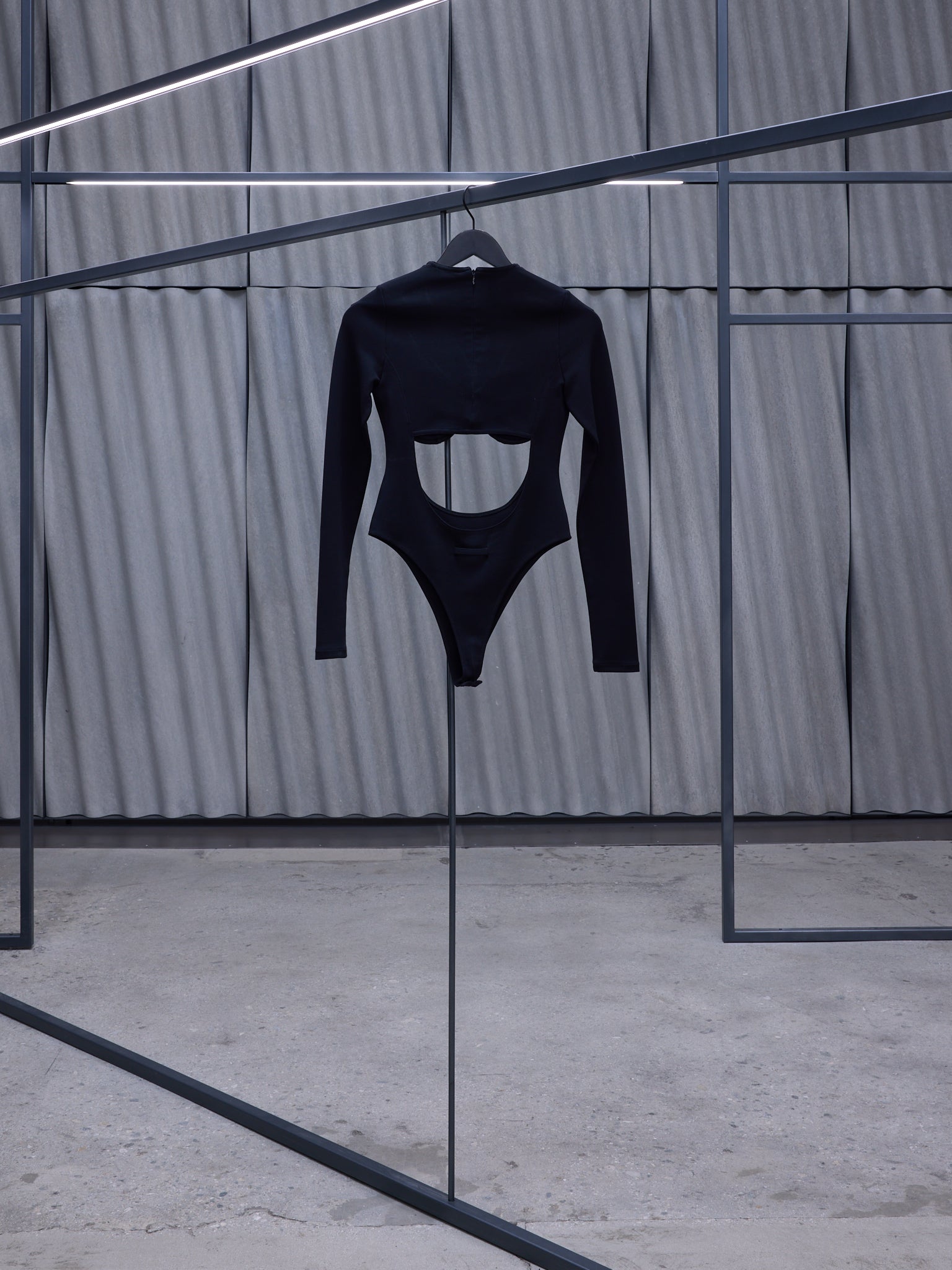 Black Madonna Bodysuit (24-25-F-BD017-J053-BLACK)