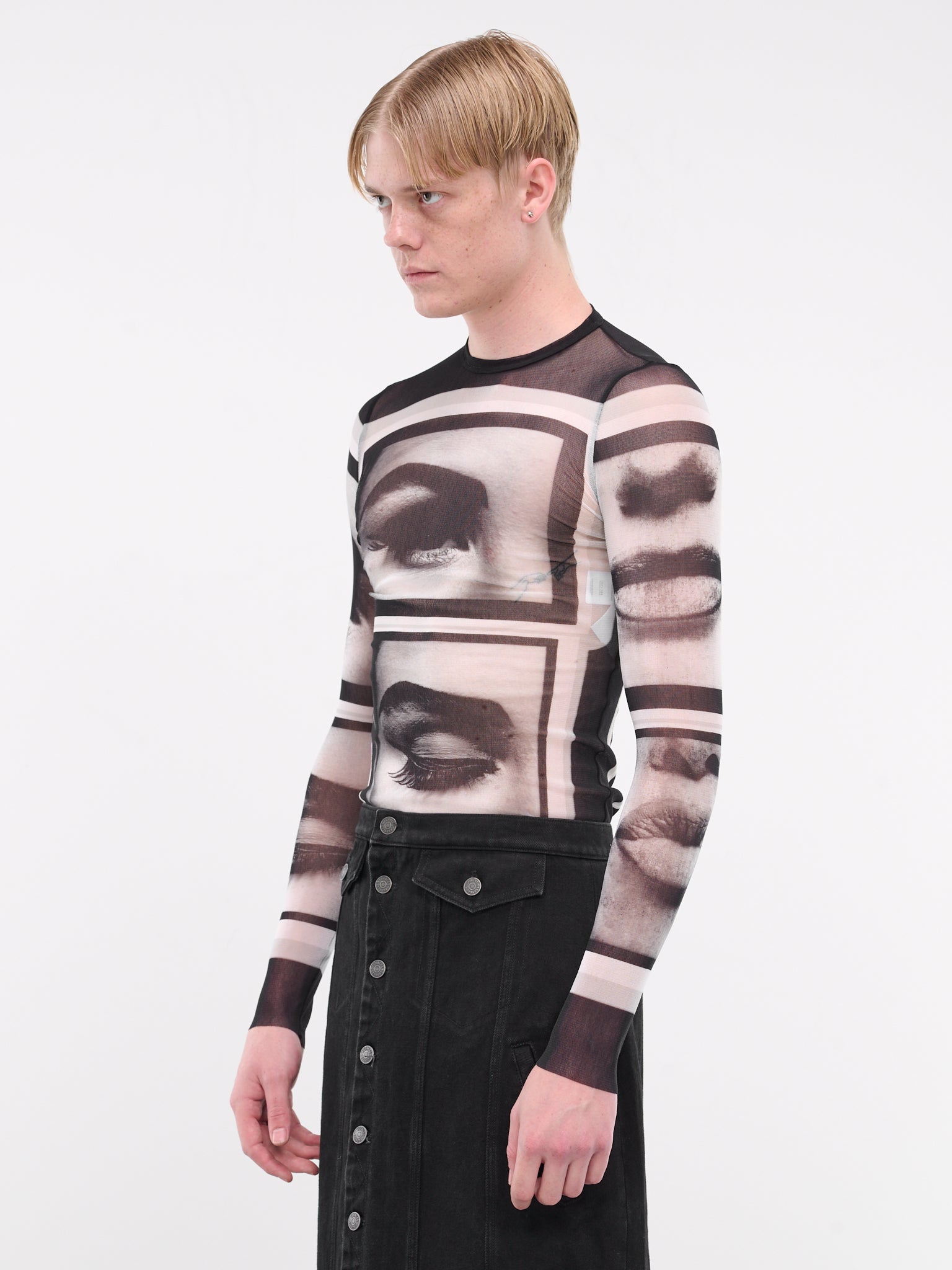 JEAN PAUL GAULTIER Eyes & Lips Graphic Top | H. Lorenzo