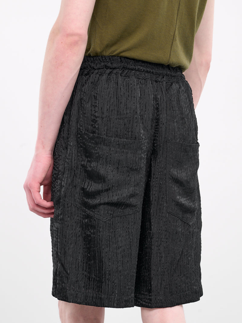 Wave Drape Shorts (241-MST050L-WAVE-JET-BLACK)