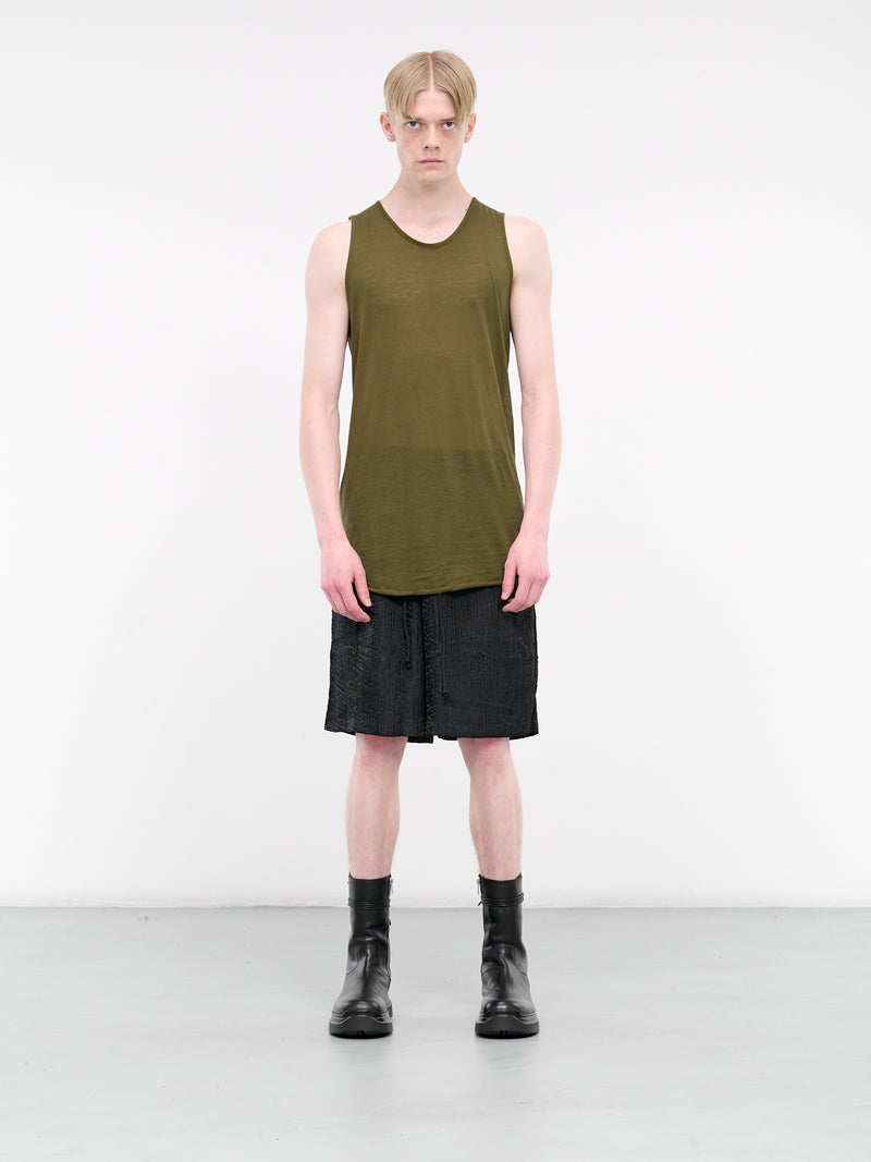 Wave Drape Shorts (241-MST050L-WAVE-JET-BLACK)