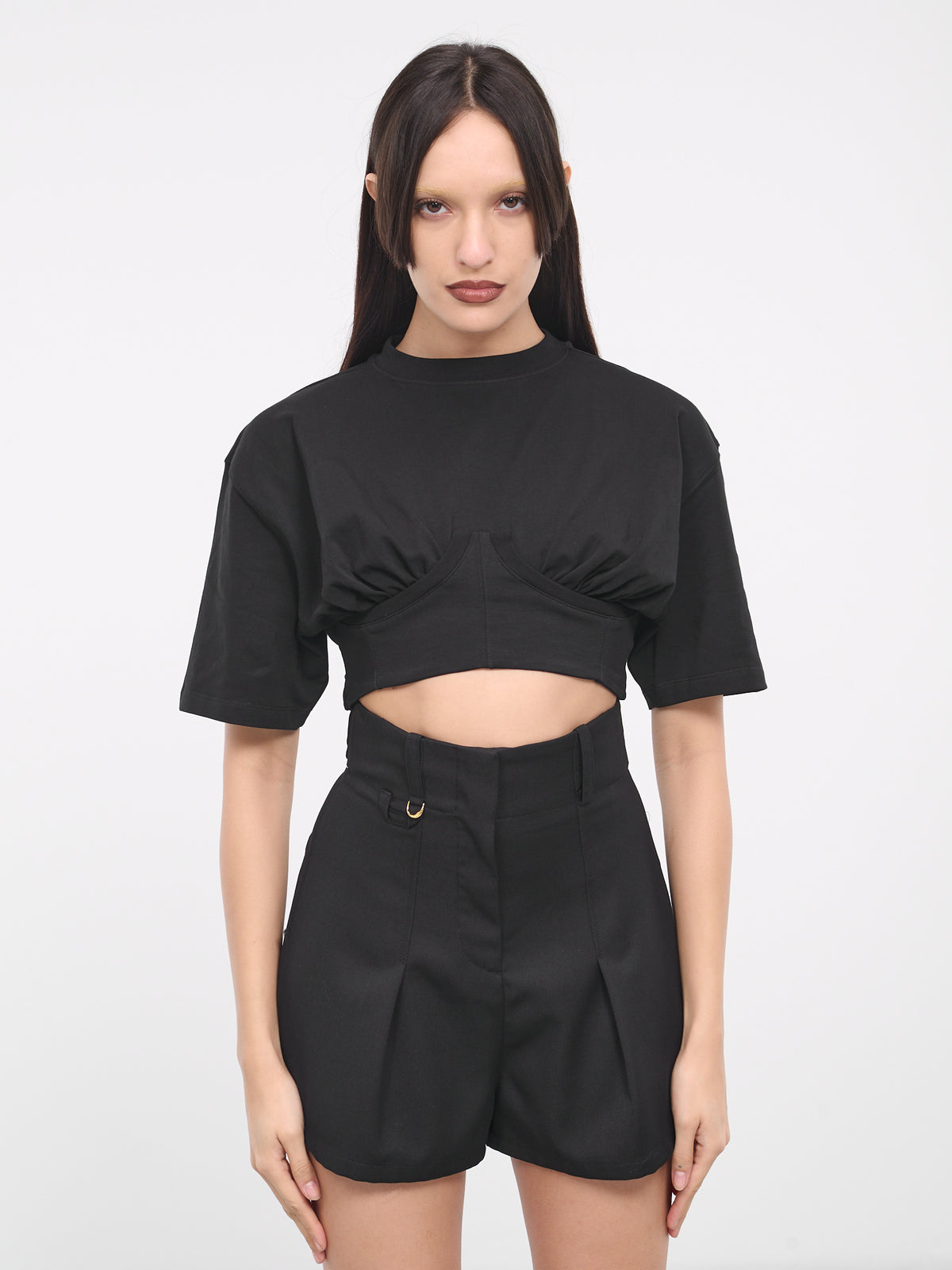 JACQUEMUS Cropped T-Shirt | H. Lorenzo - front