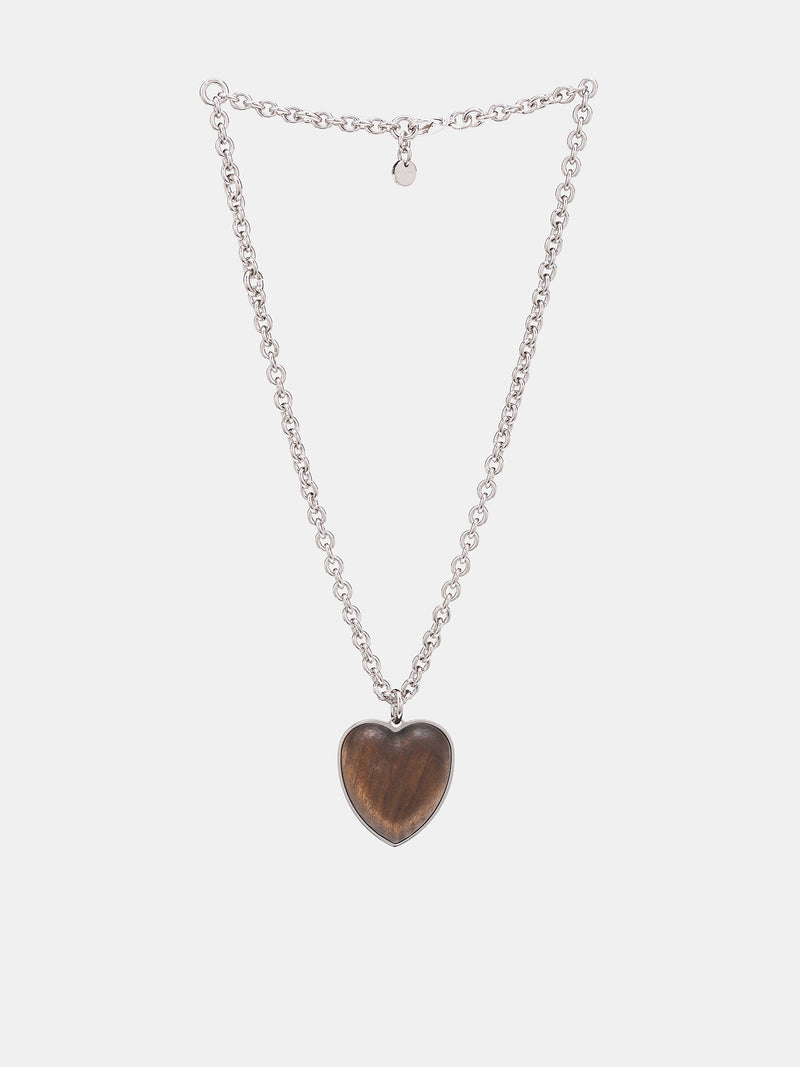 Le Collier Pietra (241JW709-5213-SILVER-BROWN)