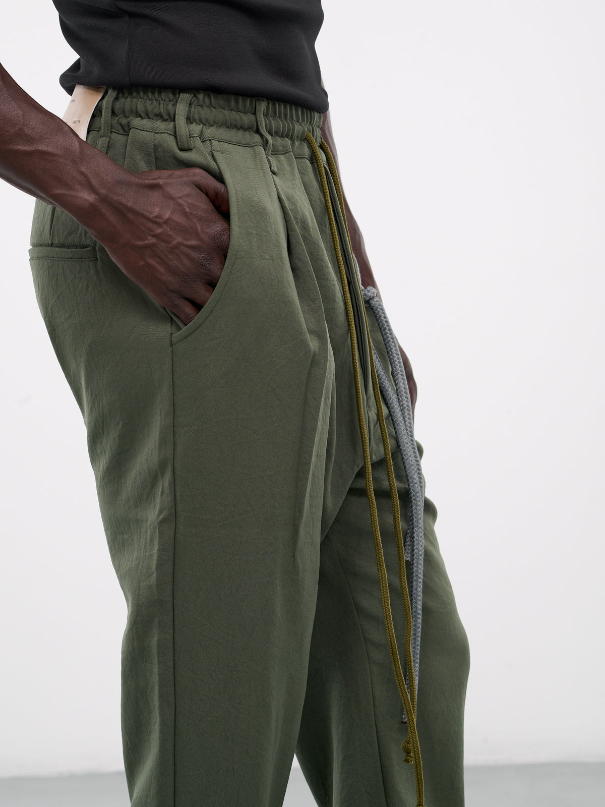Rope Drawcord Lounge Pants (242-MPT065-SAGE)