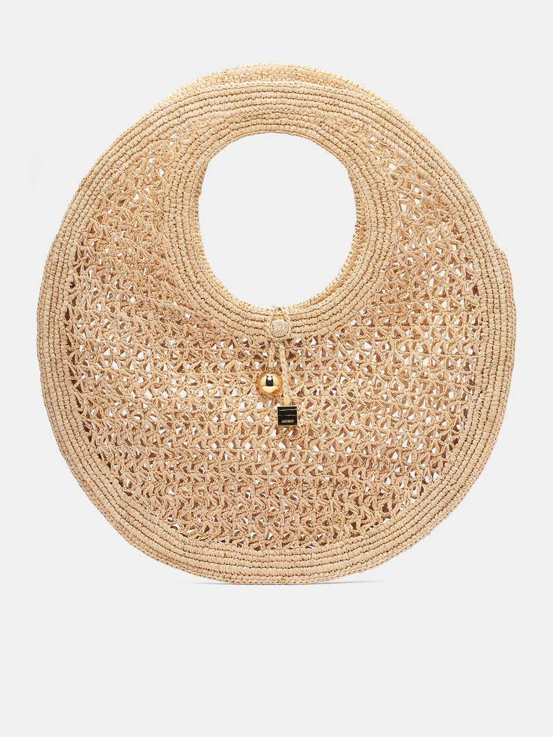 The Spiaggia Round Bag (243BA387-3219-NATURAL)