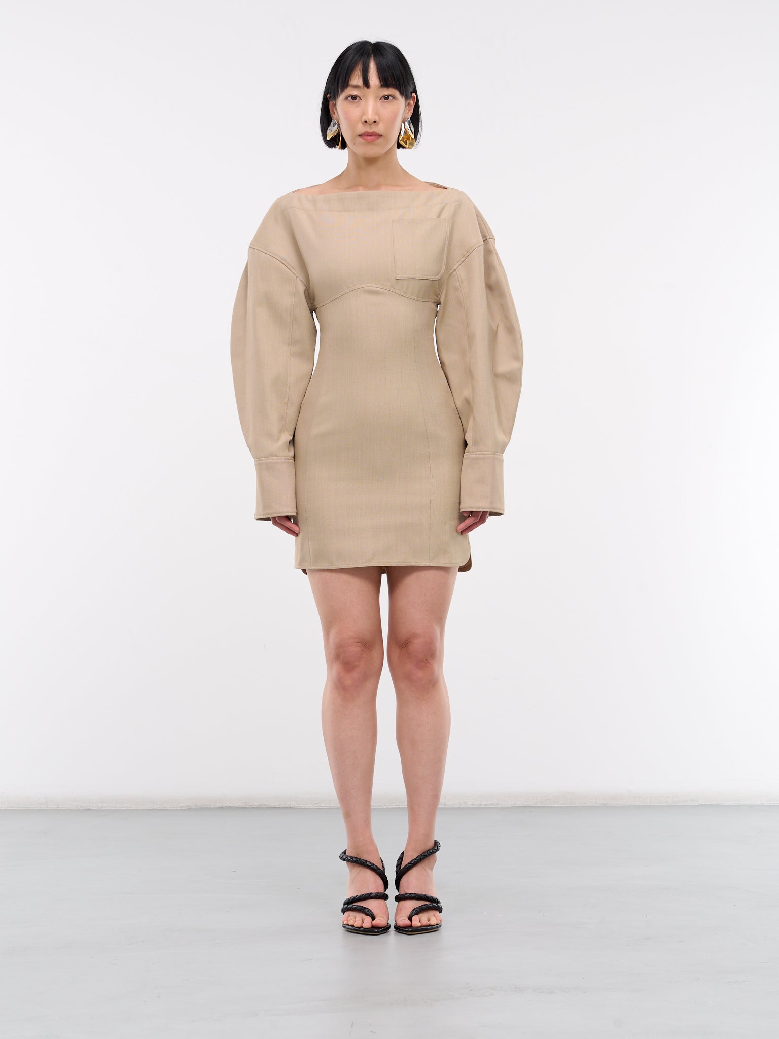 La Robe Chemise Casaco (243DR199-1659-BEIGE) La Robe Chemise Casaco (243DR199-1659-BEIGE)