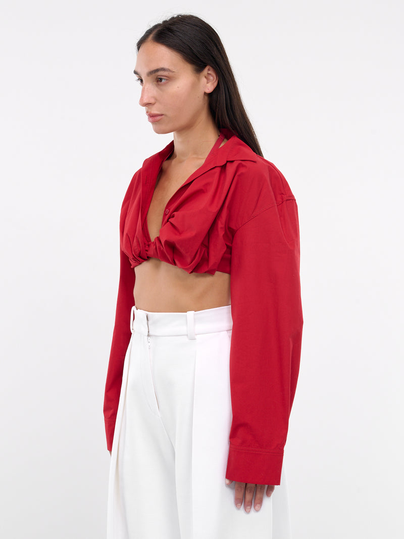 La Chemise Bahia Courte (243SH042-1618-DARK-RED)