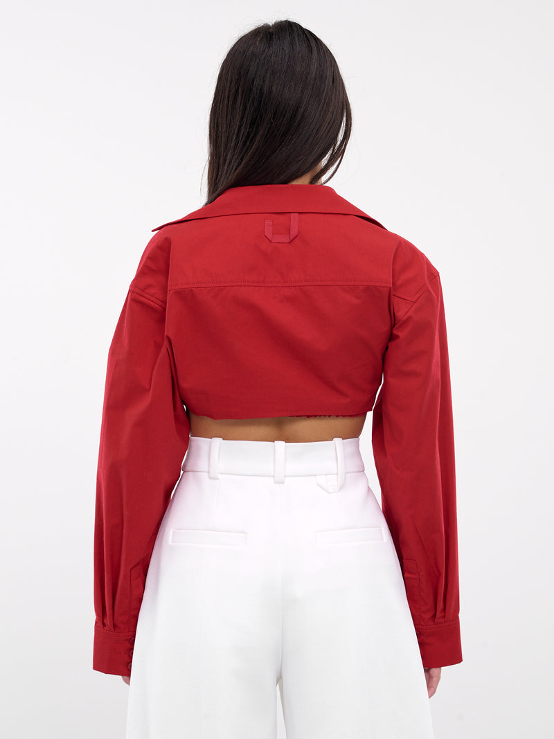 La Chemise Bahia Courte (243SH042-1618-DARK-RED)