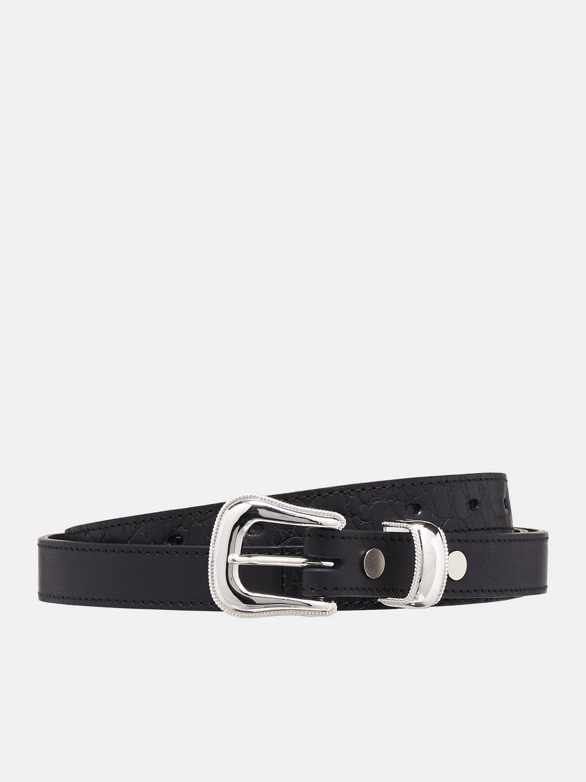 Leather Belt (2441001001-BLACK)