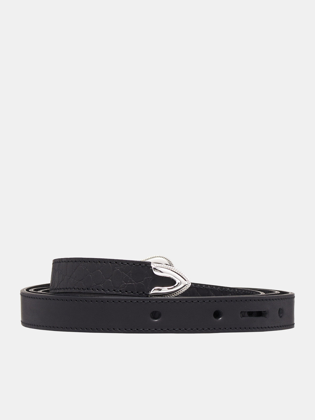 Leather Belt (2441001001-BLACK)