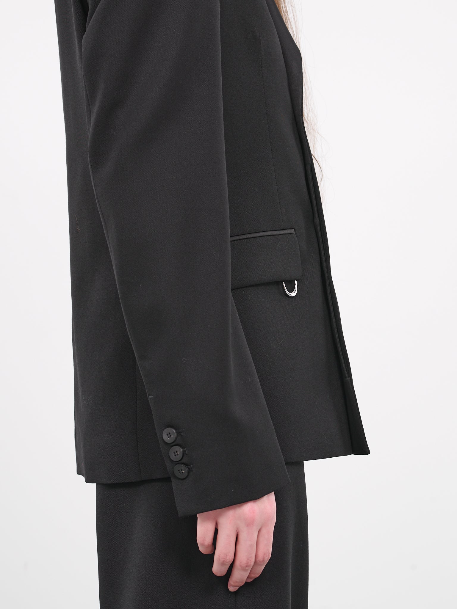 AIREI Gray Seam Pocket Coat
