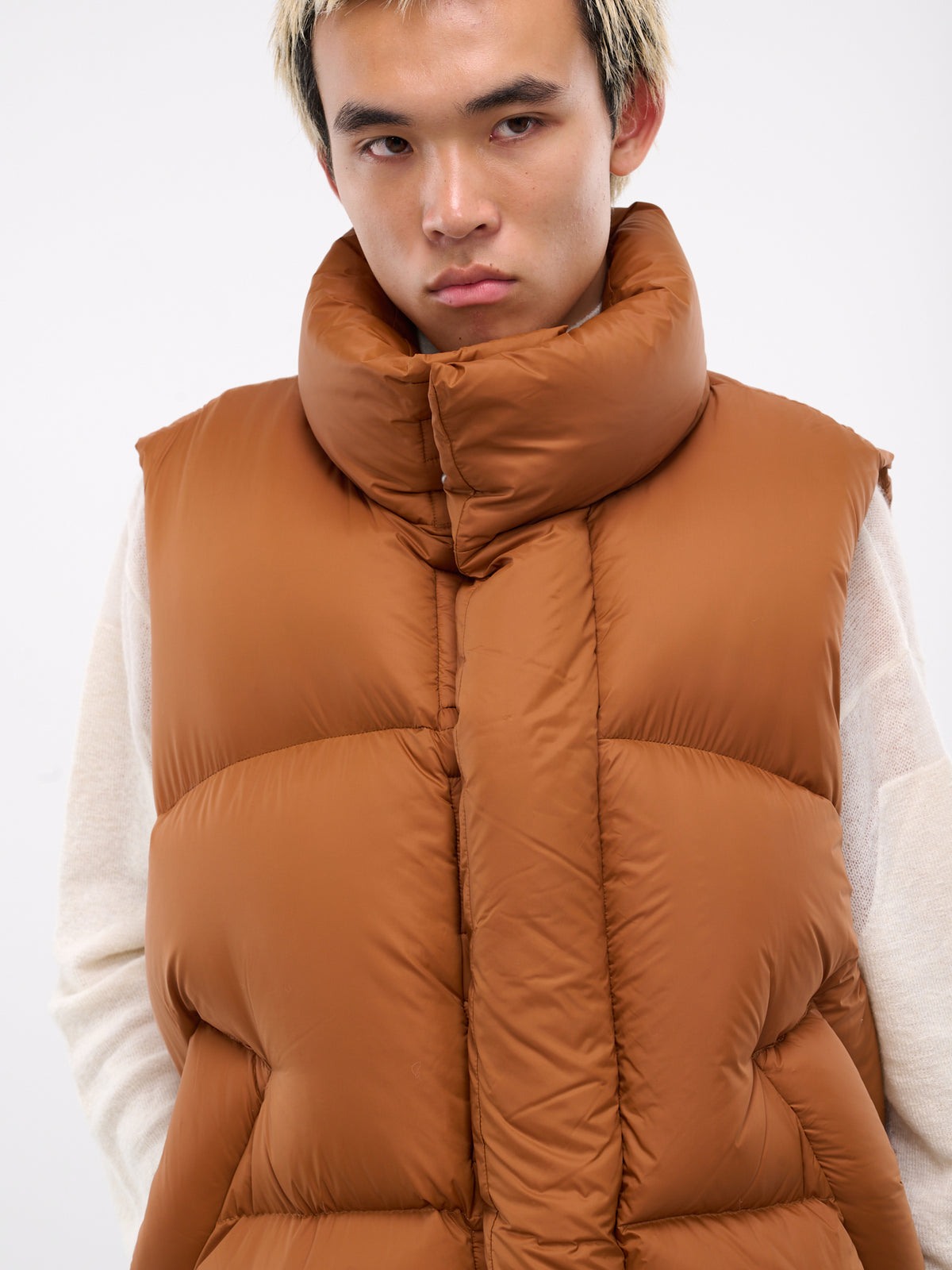 Down Vest (24A96MRU16-890-COGNAC)