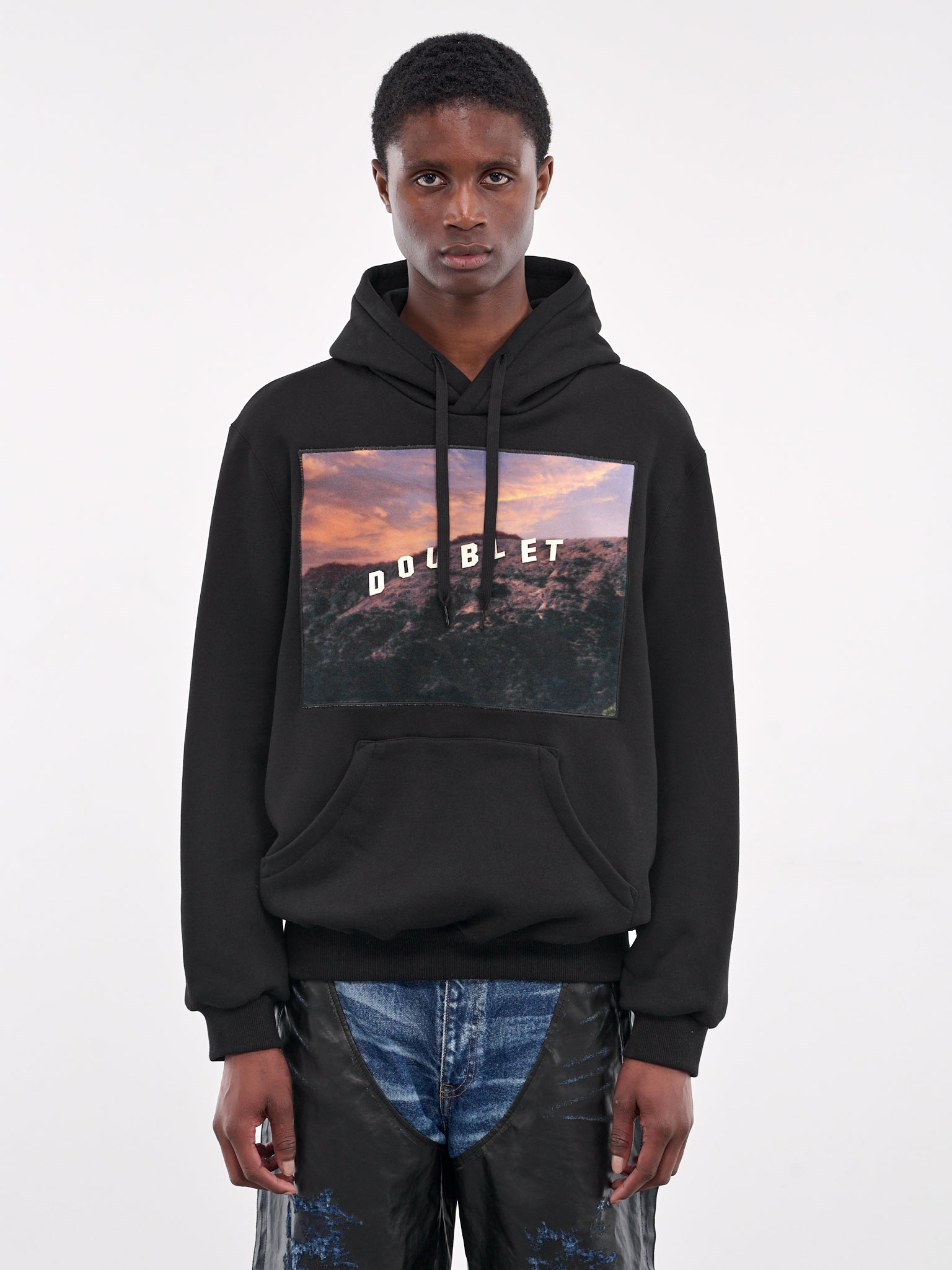 40th Anniversary Hollywood Sign Hoodie (24AW97HL01-BLACK)