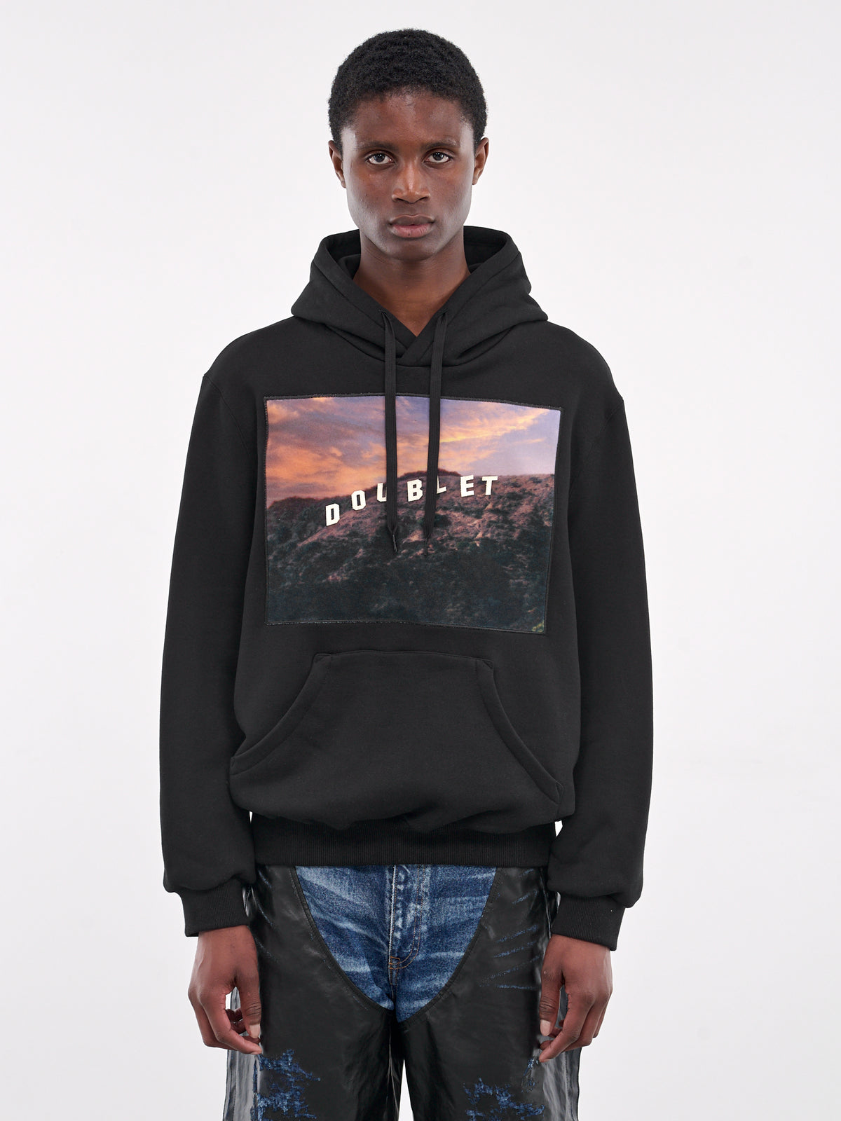 40th Anniversary Hollywood Sign Hoodie (24AW97HL01-BLACK)