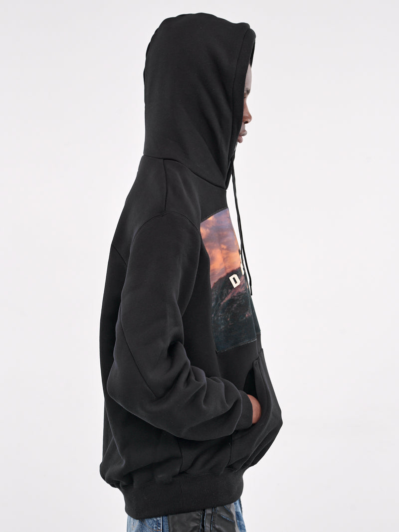 40th Anniversary Hollywood Sign Hoodie (24AW97HL01-BLACK)