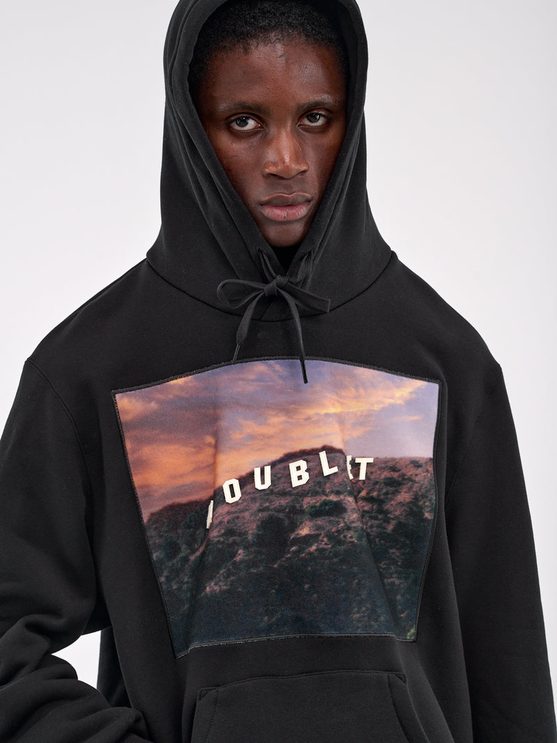 40th Anniversary Hollywood Sign Hoodie (24AW97HL01-BLACK)