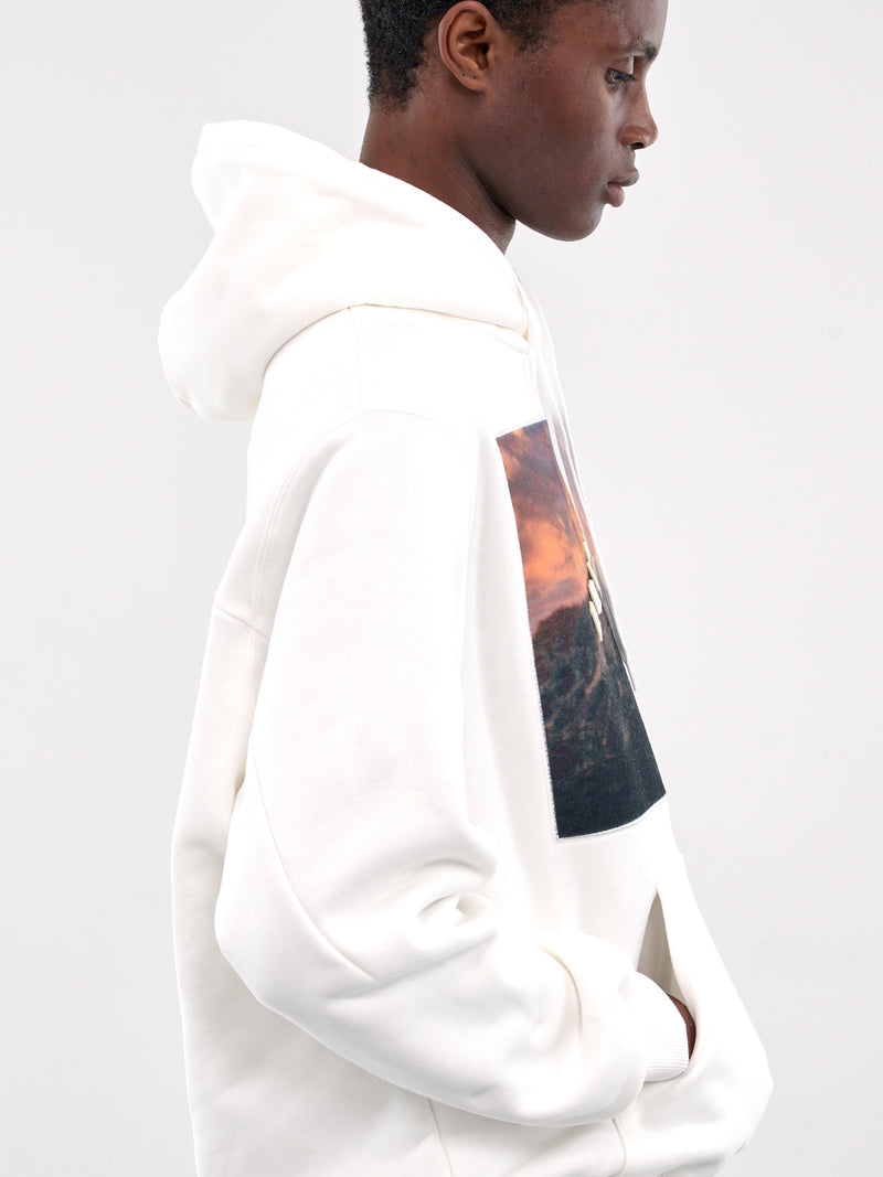 40th Anniversary Hollywood Sign Hoodie (24AW97HL01-WHITE)