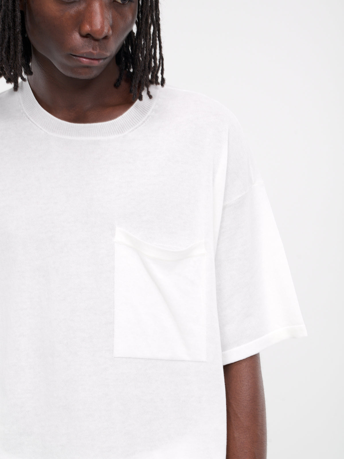 Pocket Tee (24E96MRU31-IVORY)