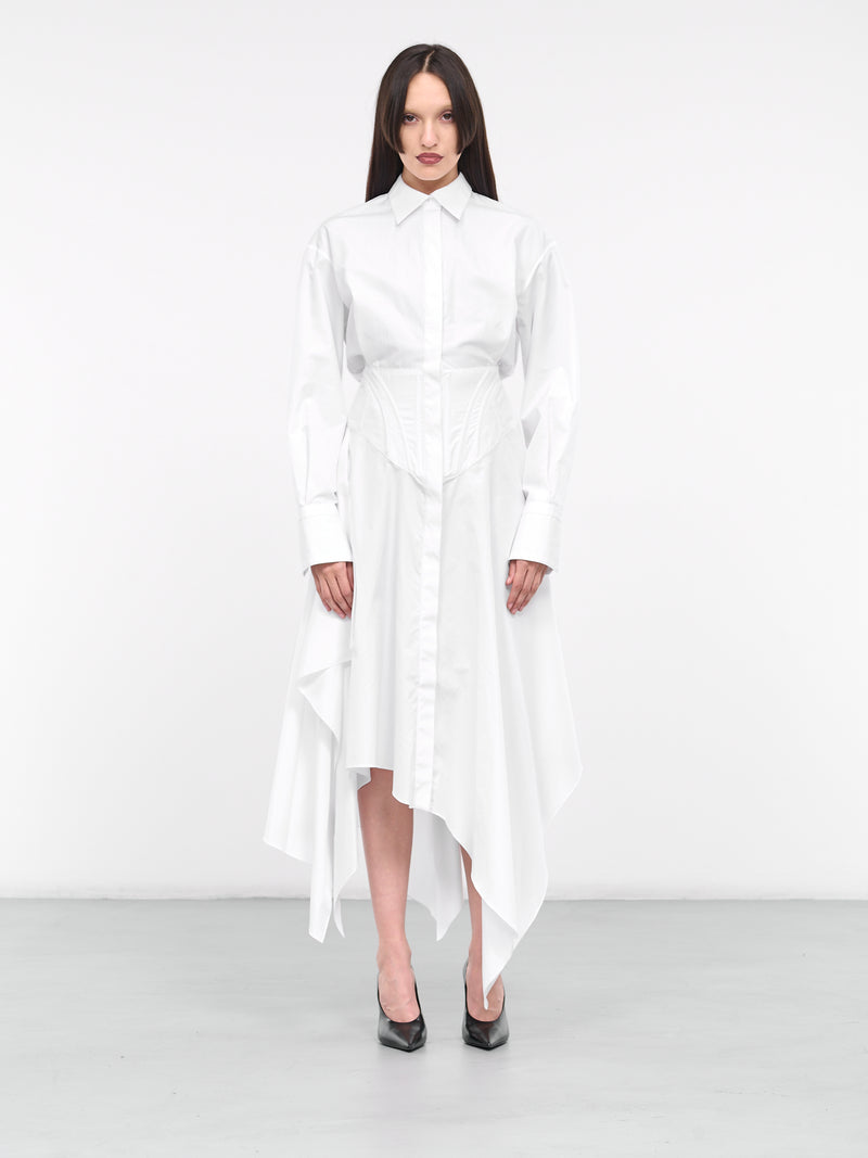 Poplin Dress (24P1RO1561288-1000-WHITE)