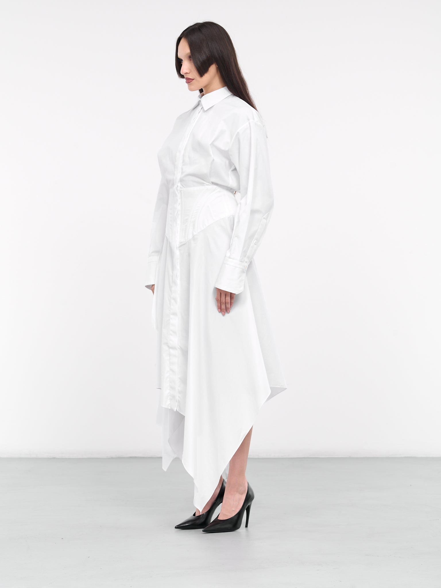 Poplin Dress (24P1RO1561288-1000-WHITE)