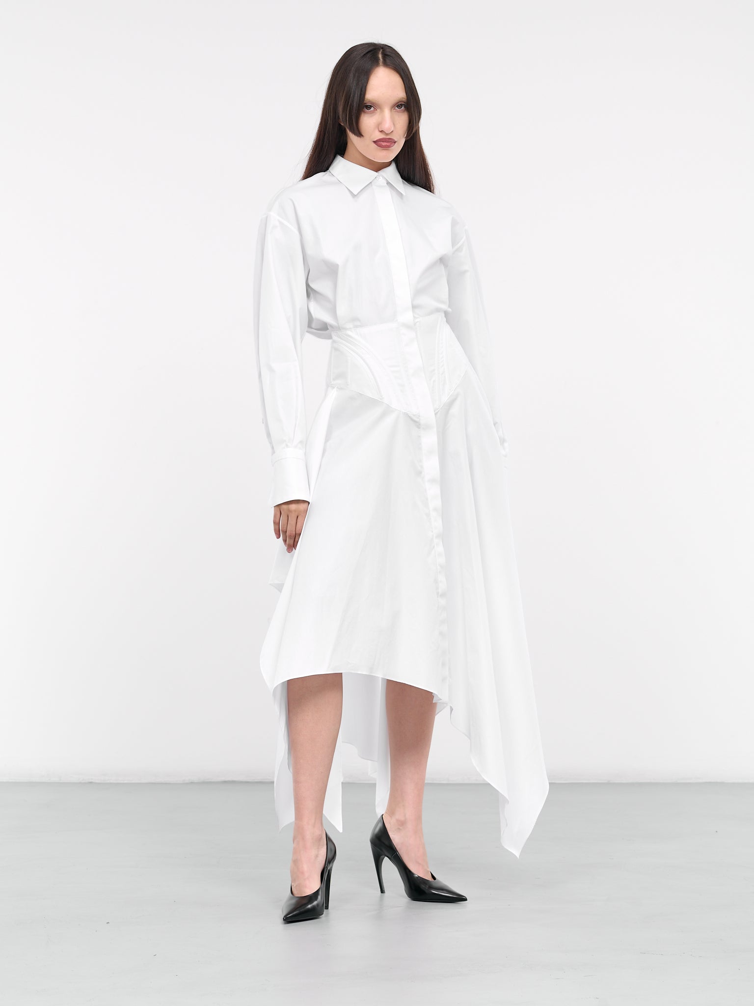 Poplin Dress (24P1RO1561288-1000-WHITE)