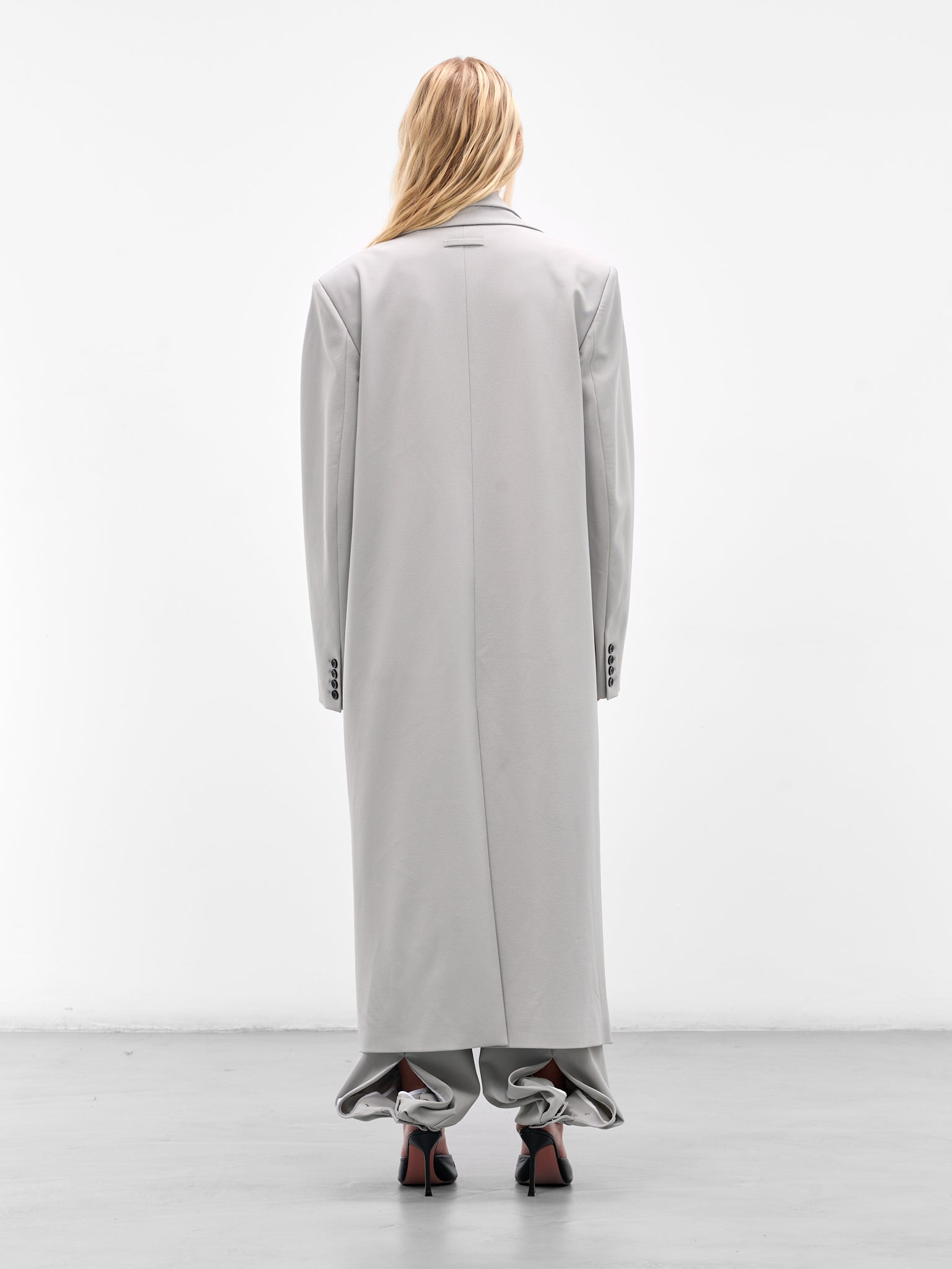 Grey Double Layer Coat (25-03-U-OU010-W002-GREY)