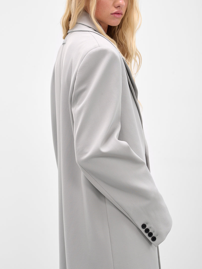 Grey Double Layer Coat (25-03-U-OU010-W002-GREY)