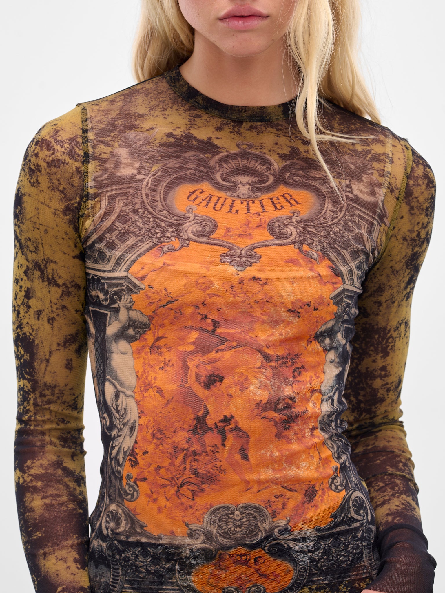 The “Médaillon" Print Long Sleeve (25-03-W-TO305-M006P-MULTI)
