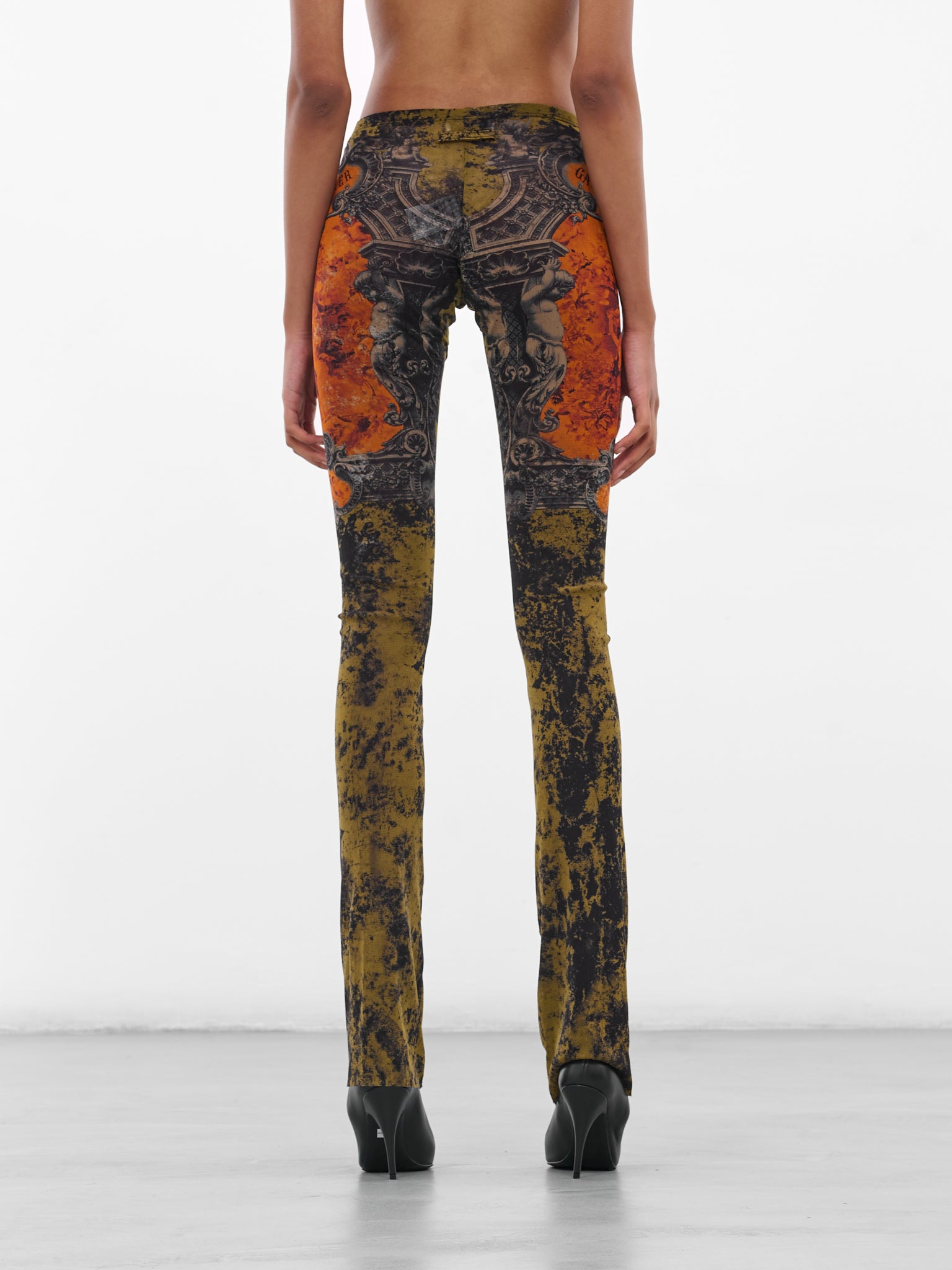 JEAN PAUL GAULTIER "Médaillon" Graphic Leggings | H.Lorenzo - back