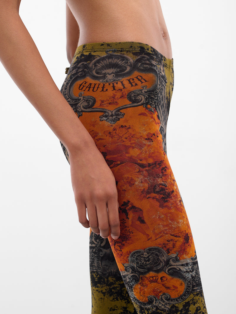 JEAN PAUL GAULTIER "Médaillon" Graphic Leggings | H.Lorenzo - detail 2