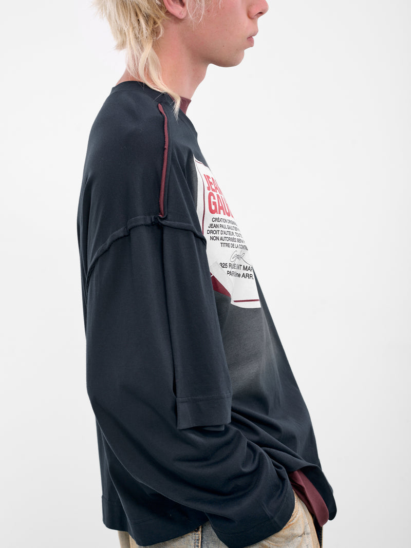 The Gaultier Label Double Tee (25-04-U-TO344-J017-MULTI)