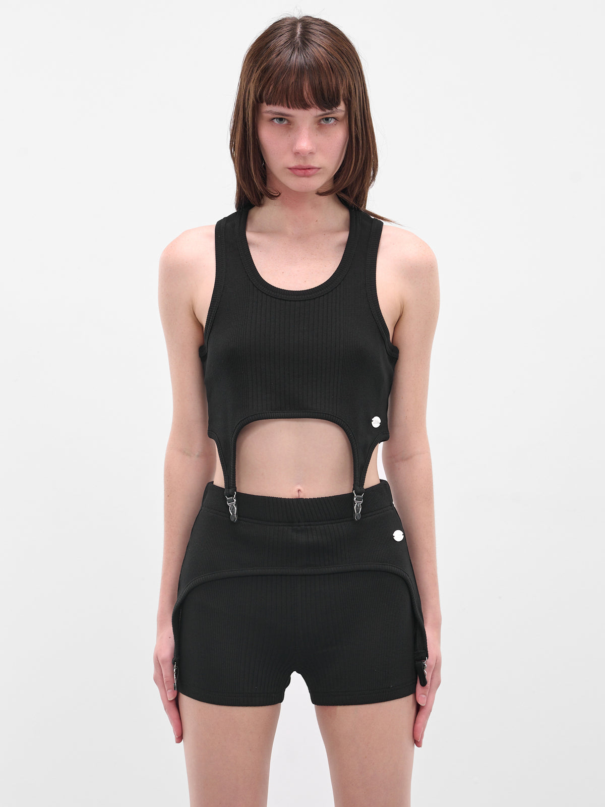 The Black Garter Bra Top (25-04-W-BR013-J014-BLACK)