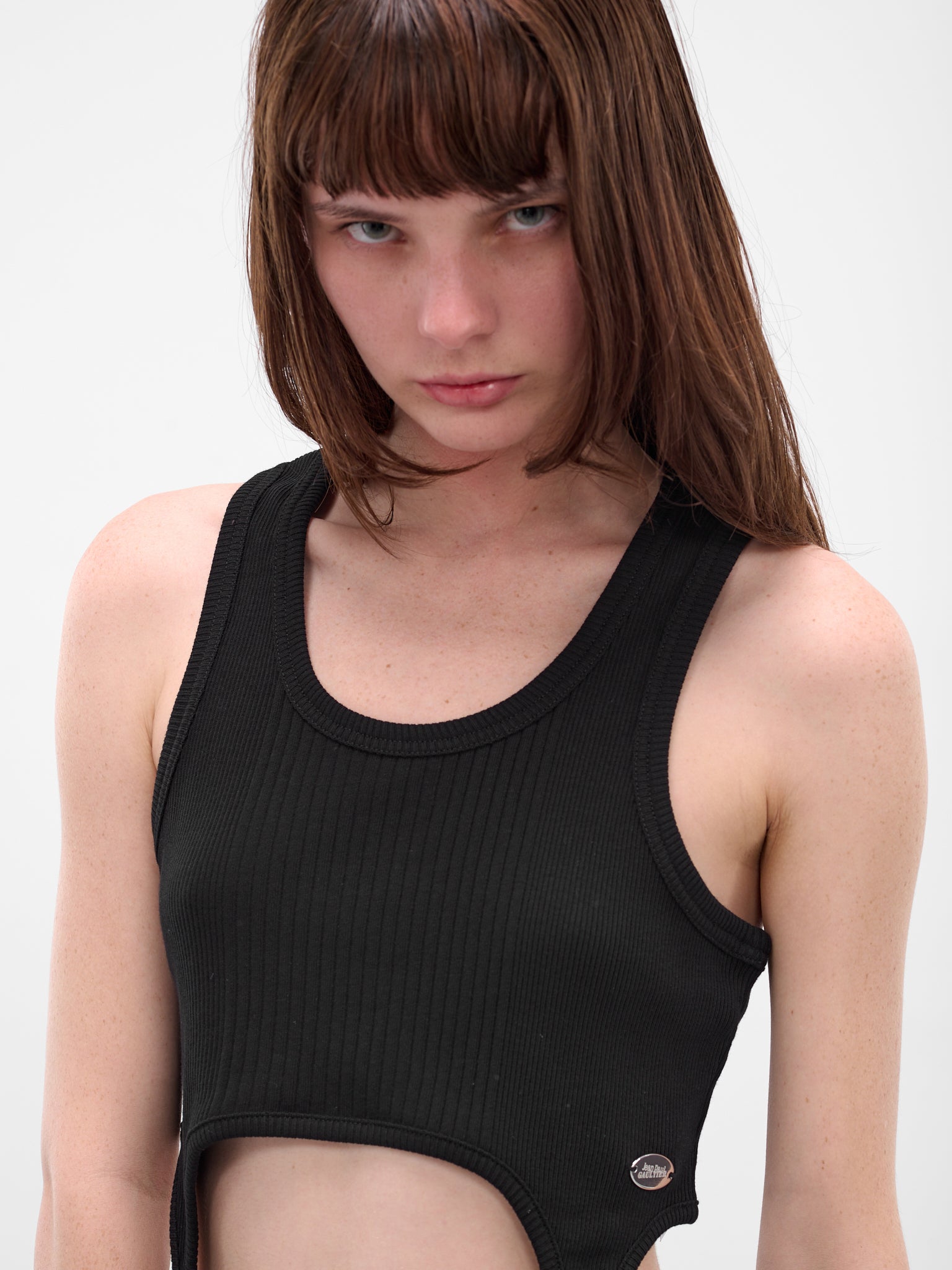The Black Garter Bra Top (25-04-W-BR013-J014-BLACK)