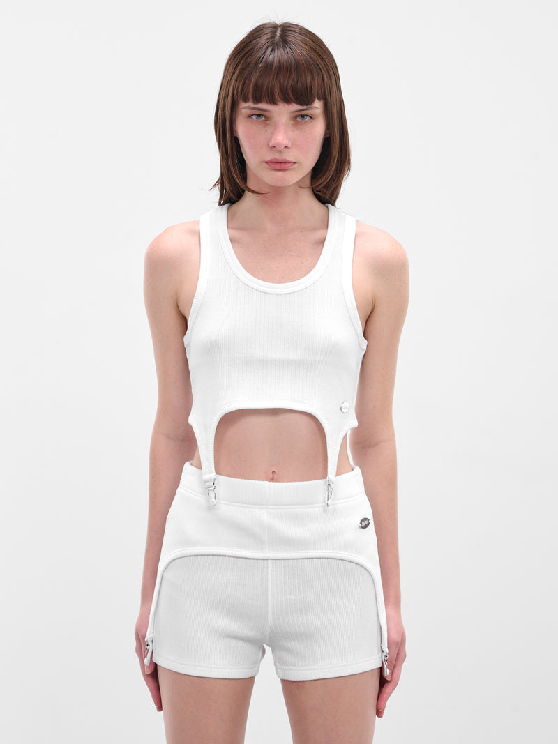 The White Garter Bra Top (25-04-W-BR013-J014-WHITE)