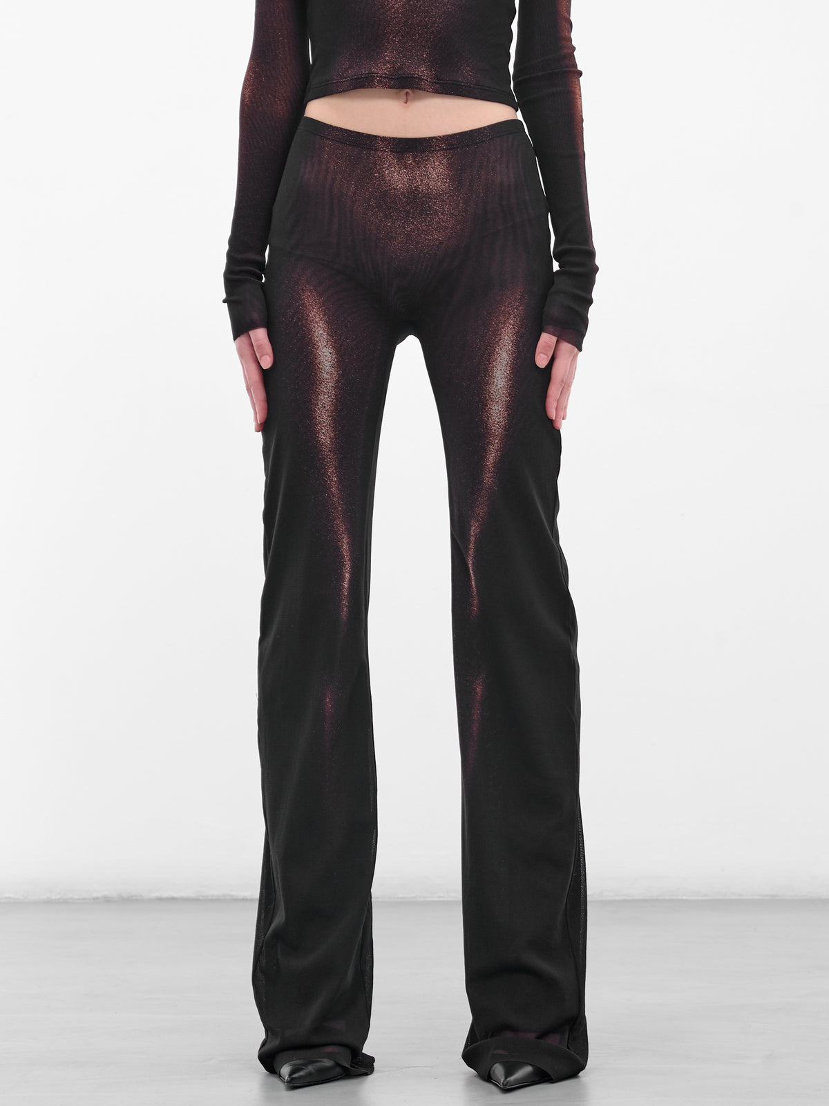 The Bronze Body Dust Pants (25-04-W-TR026-M010P-BLACK-BROW)