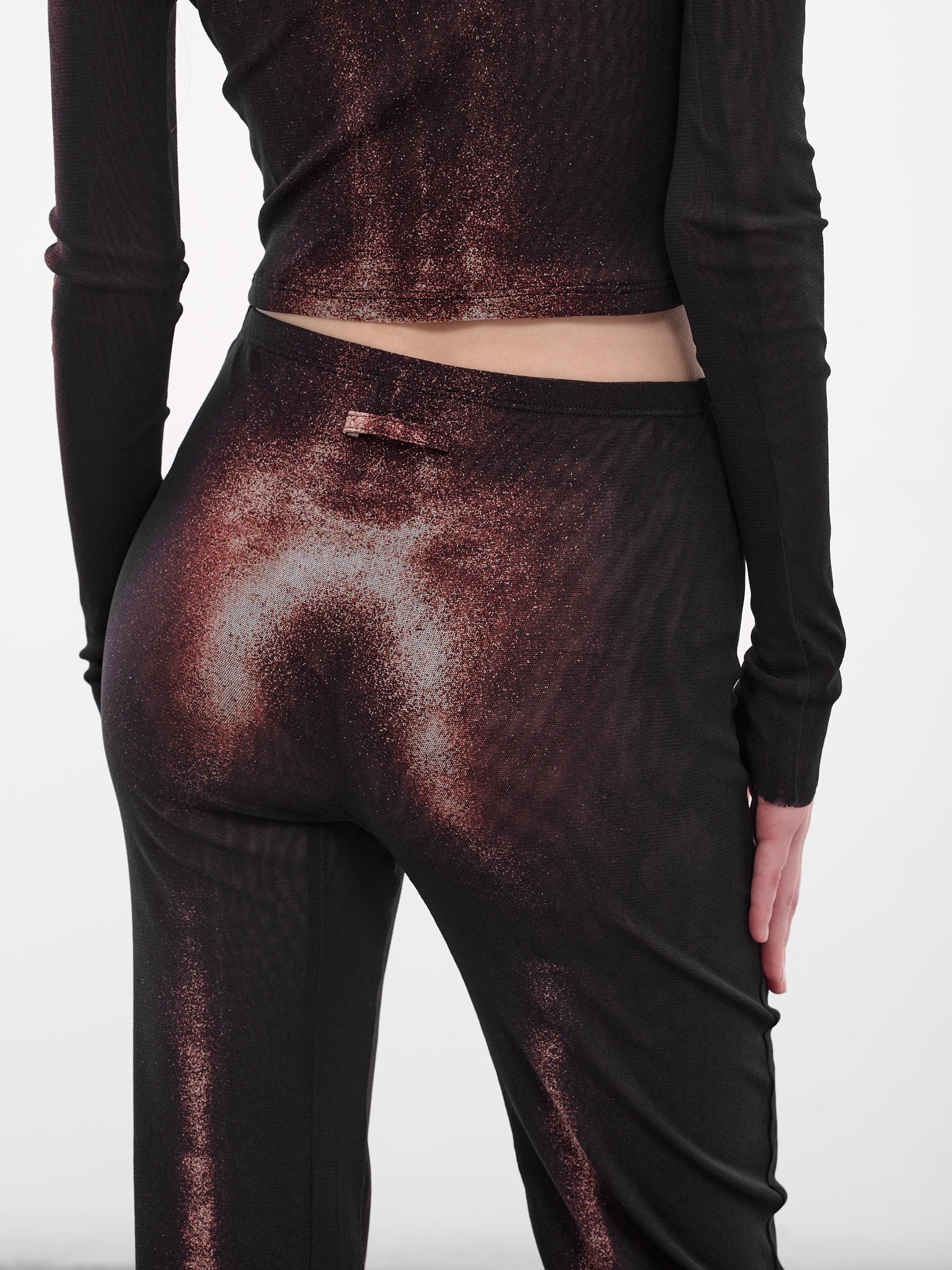 The Bronze Body Dust Pants (25-04-W-TR026-M010P-BLACK-BROW)
