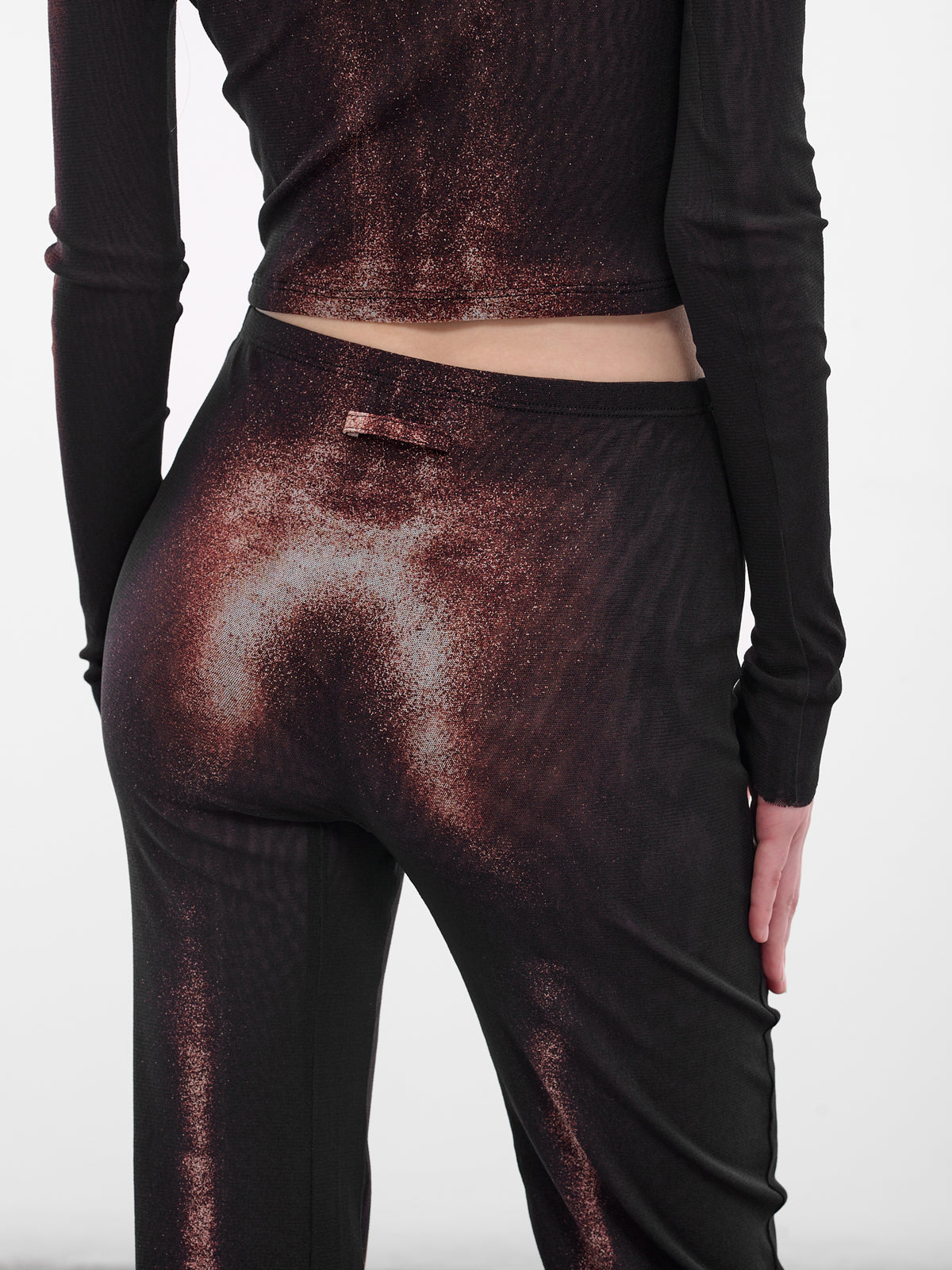 The Bronze Body Dust Pants (25-04-W-TR026-M010P-BLACK-BROW)