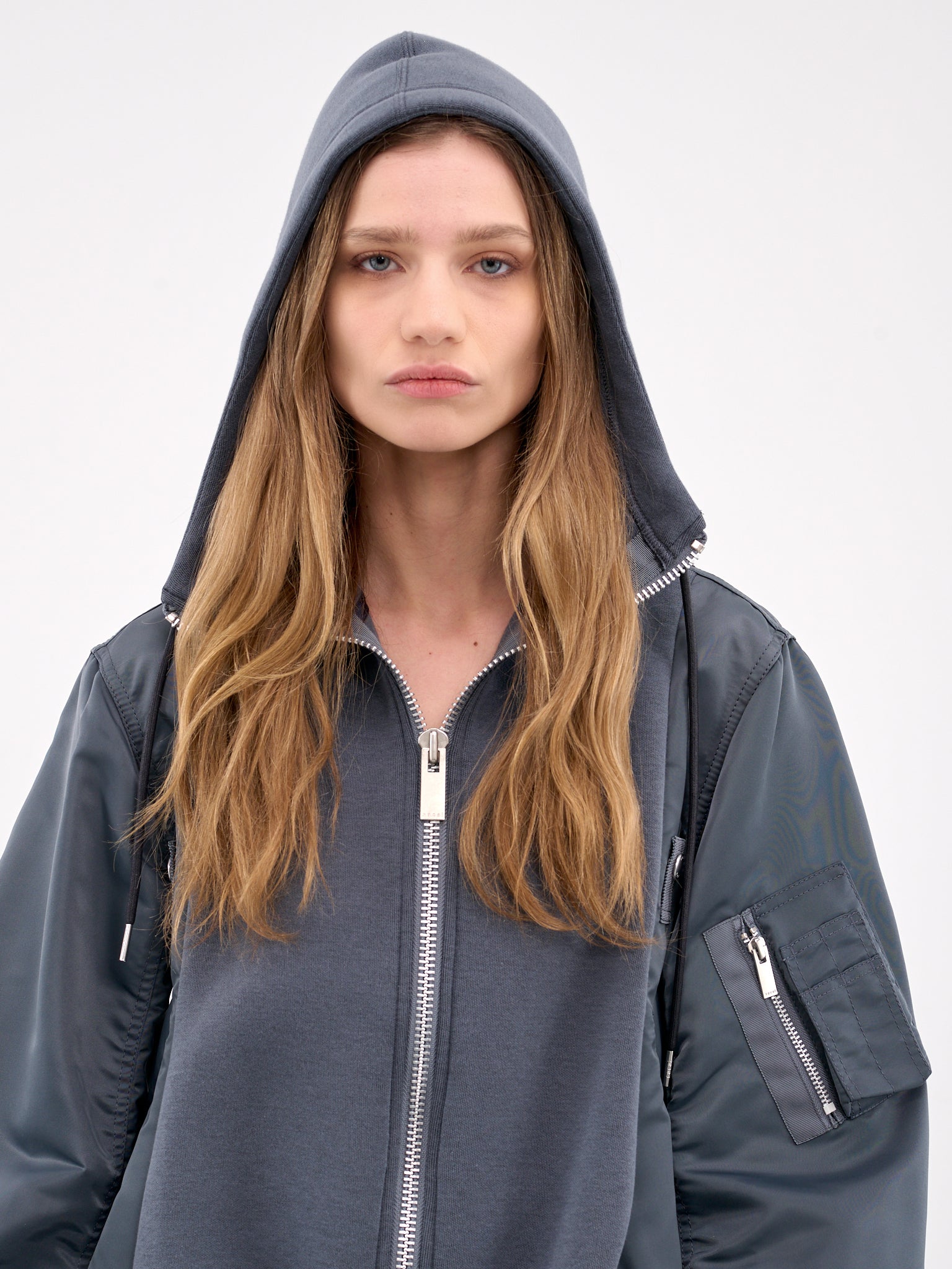Taiga Takahashi 'Lot. 615 Full Zip Sweat Parka' (Charcoal