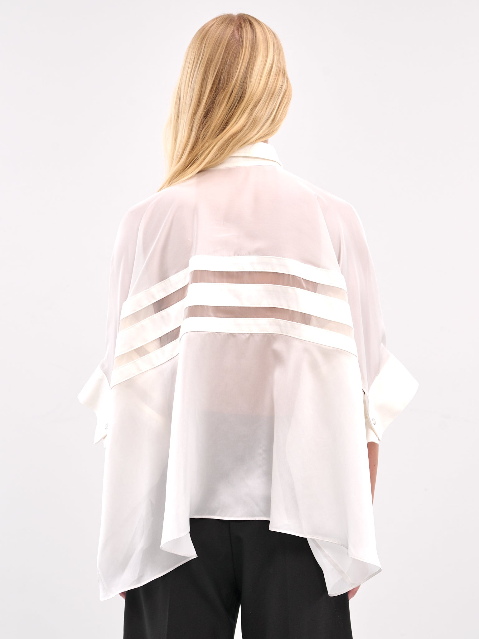 Satin Blouse (25-07825-151-OFF-WHITE)
