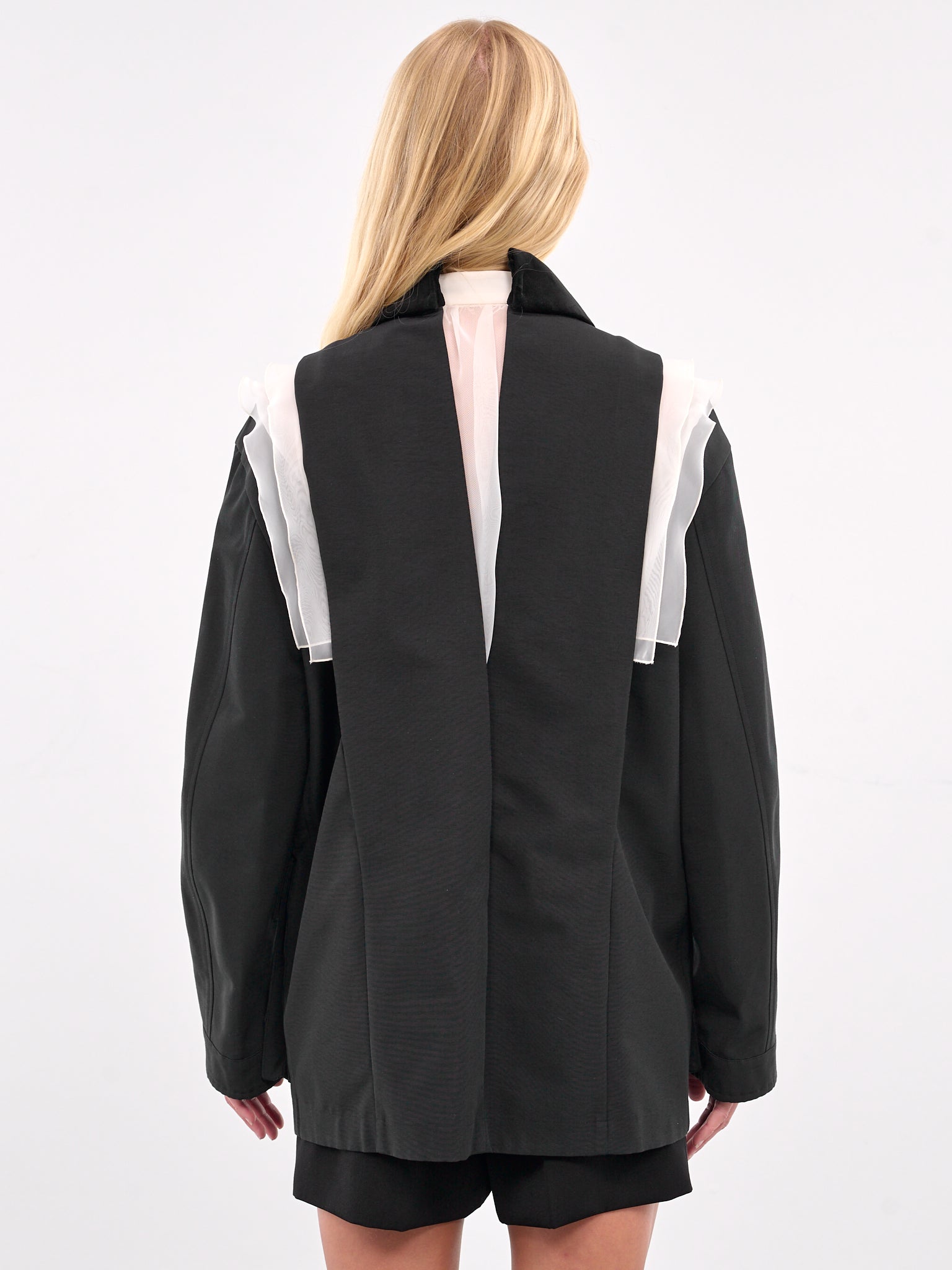 Layered Hybrid Jacket (25-07879-004-BLACK-OFF-WHITE)