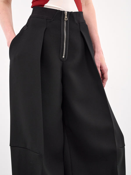 パンツ JeanPaul GAULTIER SS25 Black crepe pant (FPA187C081 00) Jean Paul Gaultier Crepe Pant In Black - 51% Off | Editorialist
