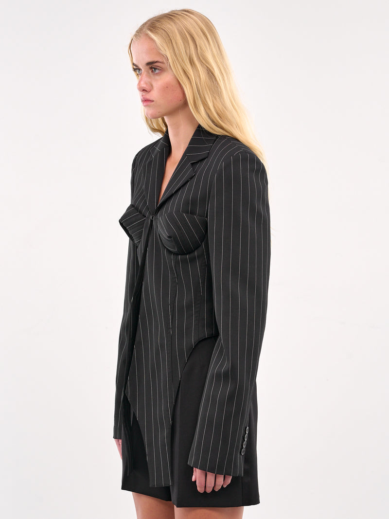 The Corset Suit (25-34-F-VE101-C074-BLACK-WHITE)