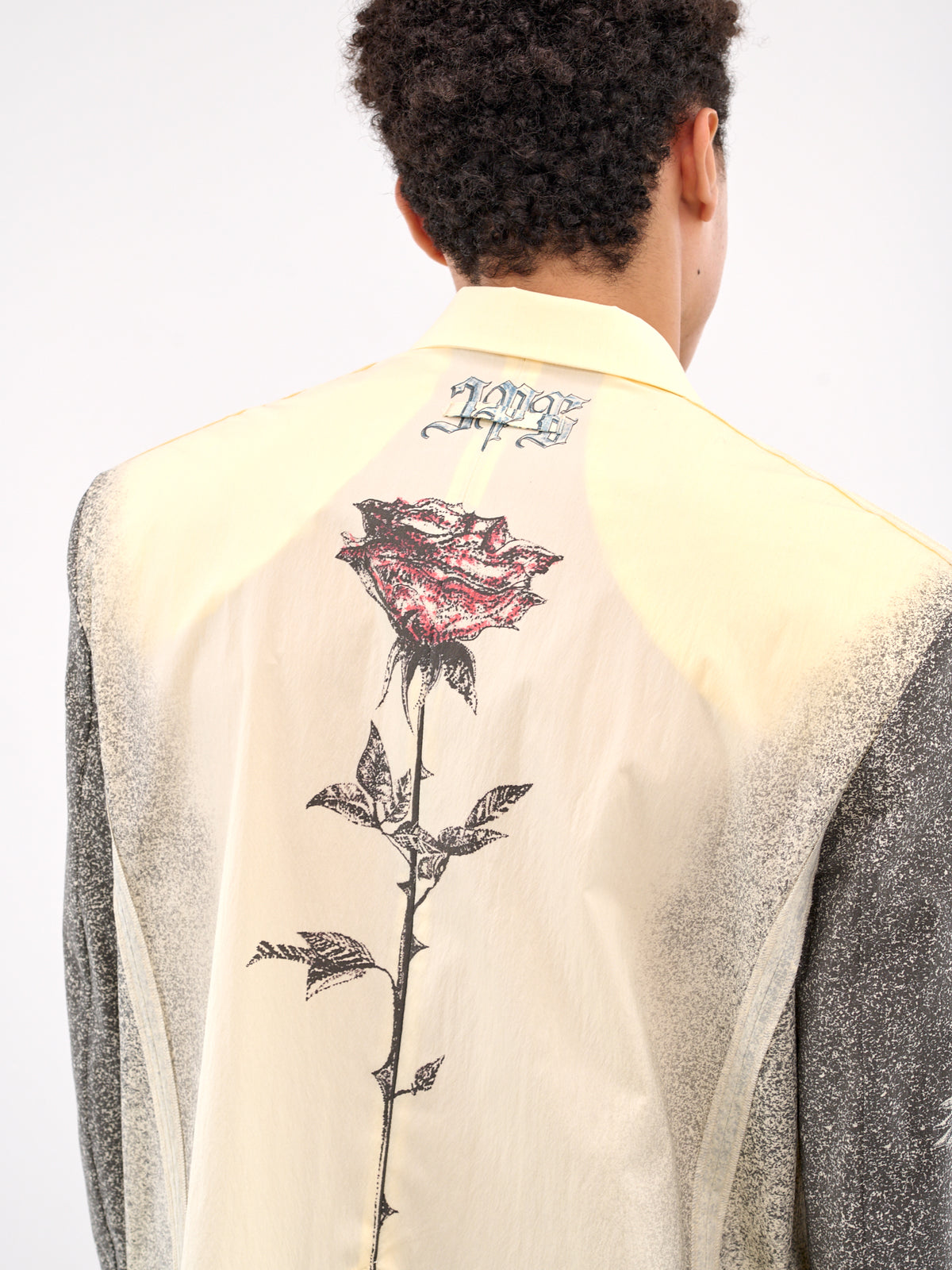 The Multi-Tattoo Suit Jacket (25-34-U-VE105-C588-BLACK-WHITE)